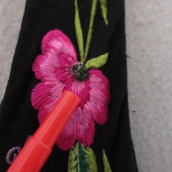 Y2K‎ 90s Vintage Sue Wong Dress 2 Embroidered Floral Silk Boho Grunge Fairy - Picture 13 of 16